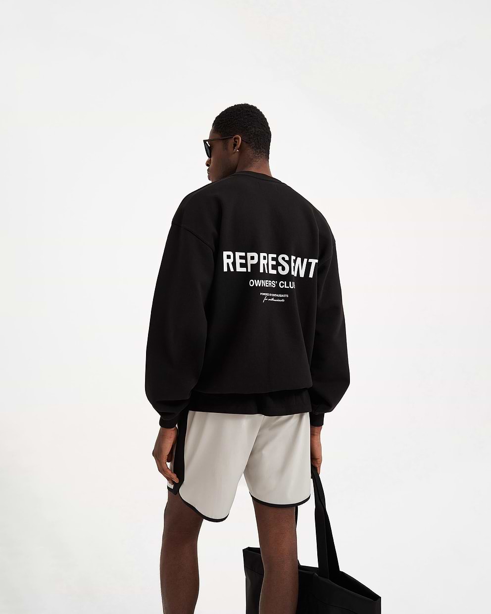 Represent Owners Club Crew Neck Sweater - Black