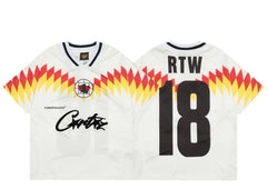 Corteiz Club RTW Football Jersey Tee - White