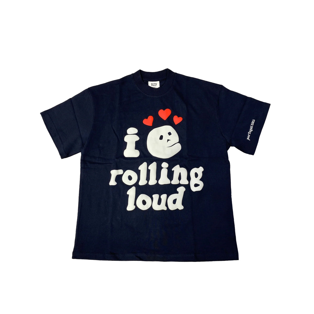 Broken Planet Market x Rolling Loud Portugal T-Shirt Midnight Black