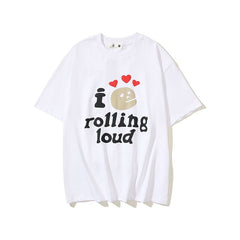 Broken Planet Market x Rolling Loud Portugal T-Shirt Midnight White