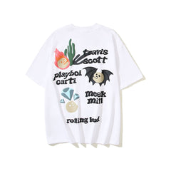 Broken Planet Market x Rolling Loud Portugal T-Shirt Midnight White