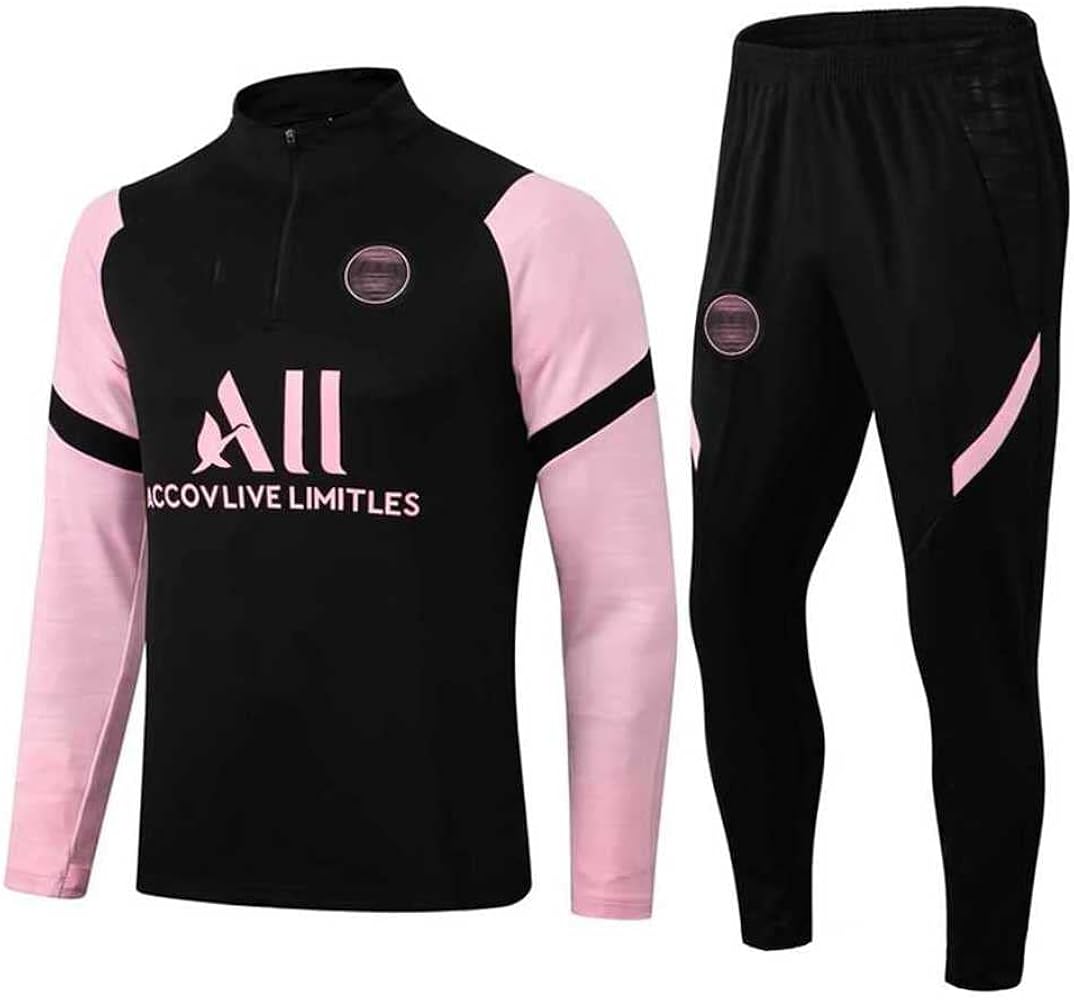 Nike X PSG Tracksuit - Black/Pink Sleeve