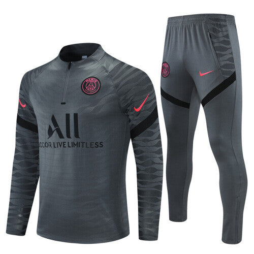 Nike X PSG Tracksuit -  Grey