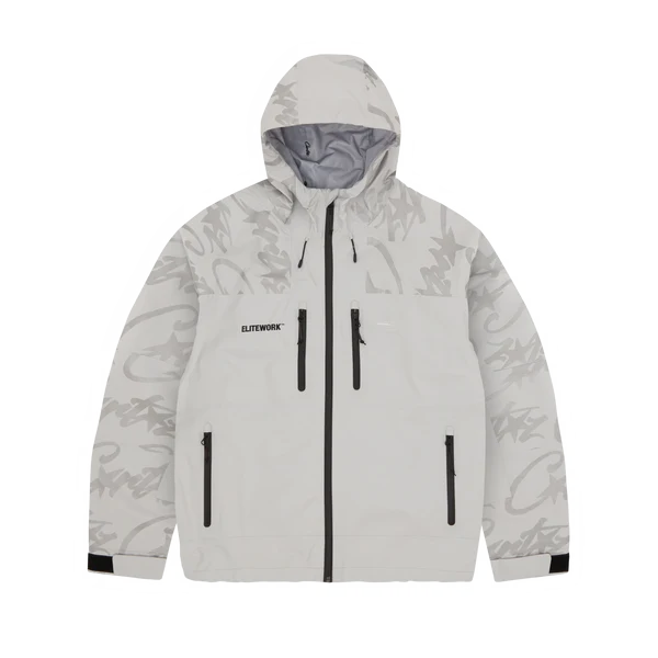 Corteiz Elitework Jacket Silver