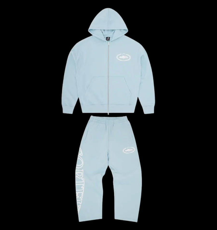 Corteiz Superior Royale Tracksuit - Ice Blue