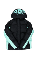 Syna World Puffer Jacket - Teal/Black