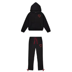 Carsicko Signature Tracksuit – Black/Red