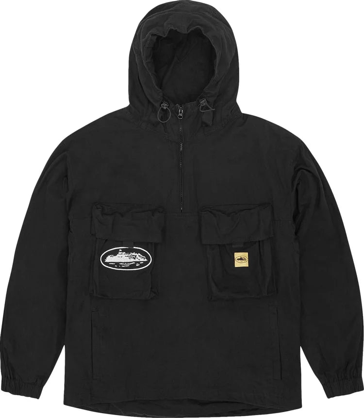 Corteiz Storm Cargo Jacket - Black