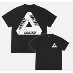 Corteiz Palace Tri Ferg T-shirt Black