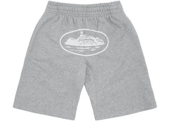 Corteiz Alcatraz Jogger Shorts – Heather Grey