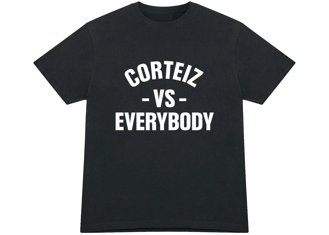 Corteiz Vs Everybody T-shirt – Black