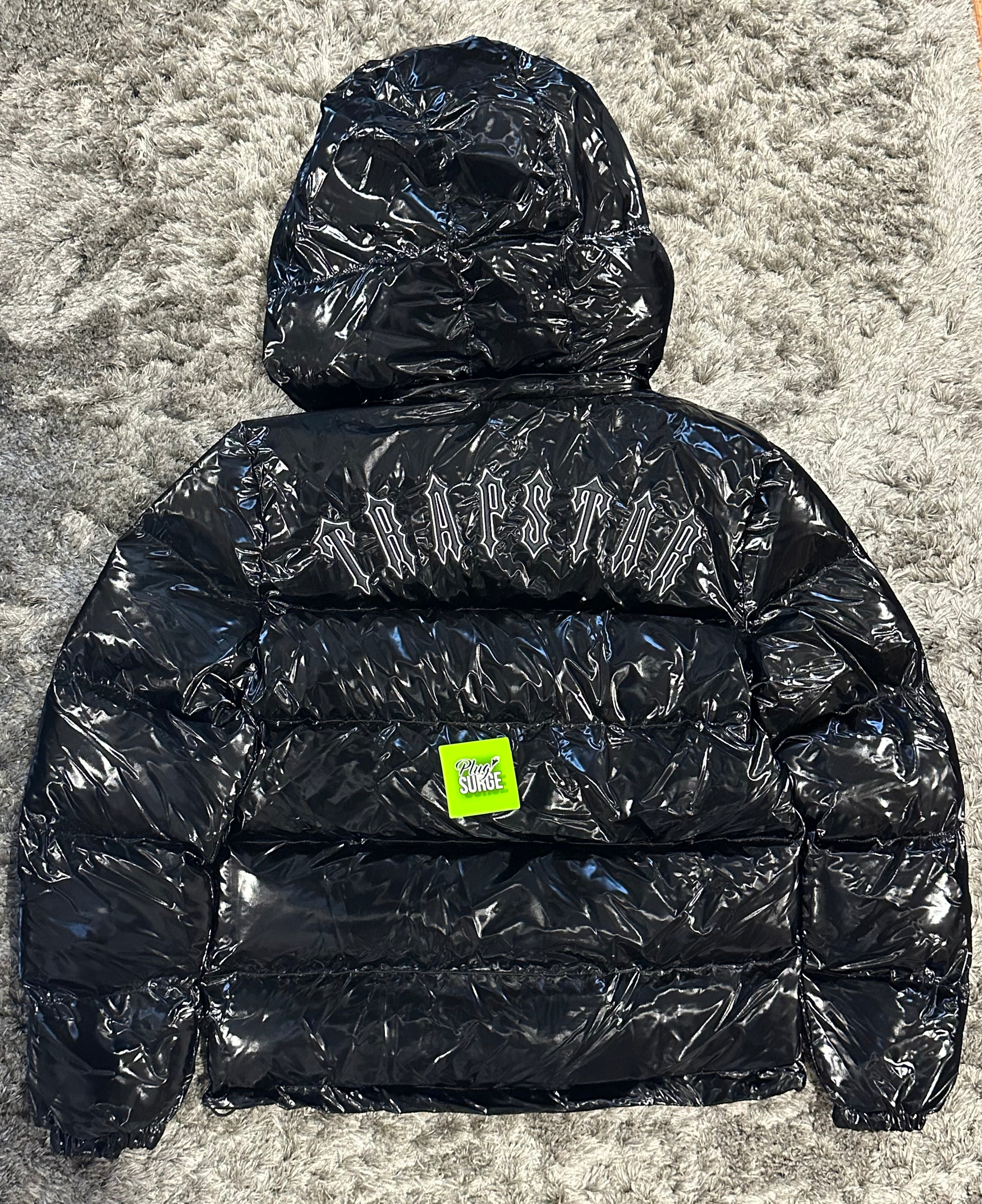 Trapstar Irongate Puffer Jacket Shiny Black