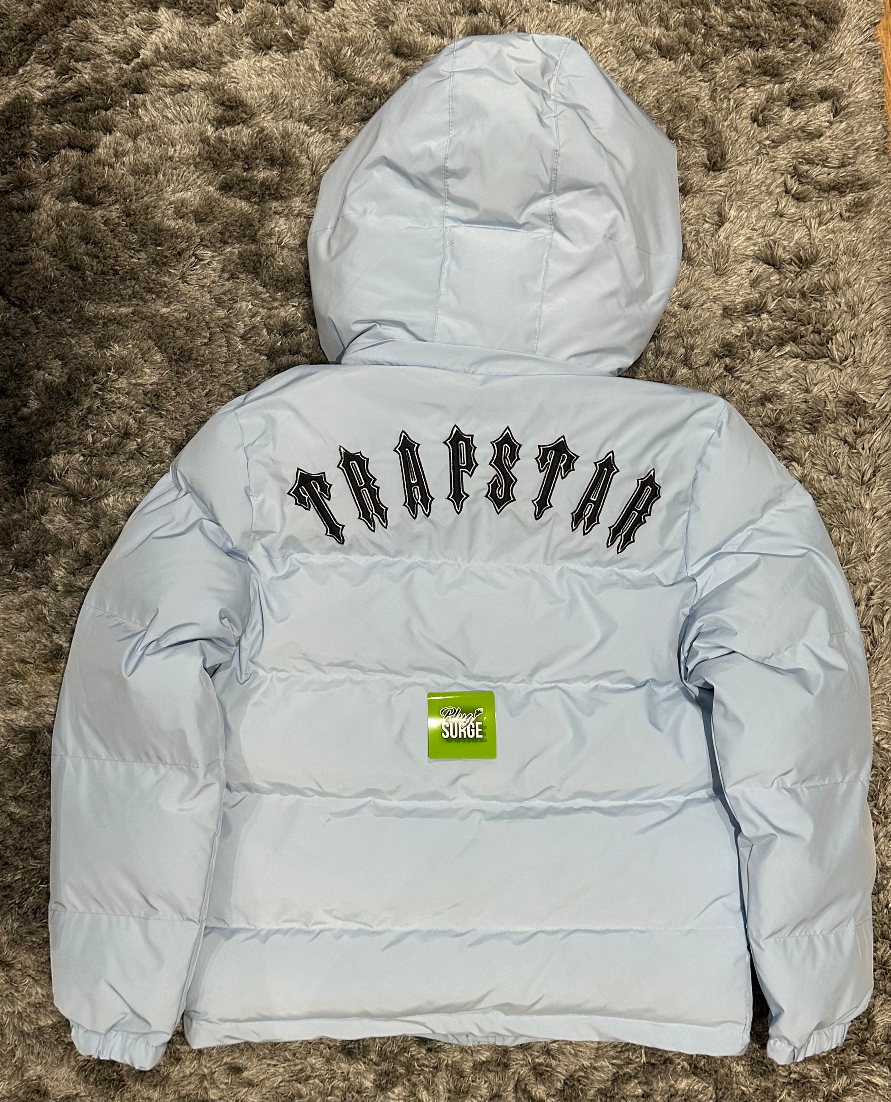 Trapstar Irongate Puffer Jacket Ice Blue