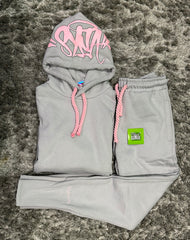 Syna World Tracksuit - Grey/Pink