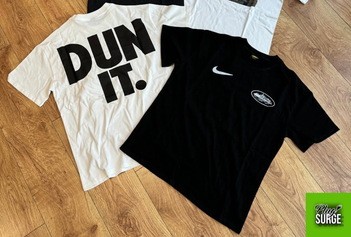 Corteiz x Nike Dun It T shirt Black/White