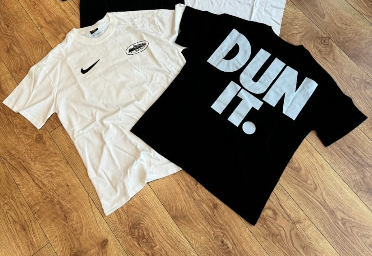 Corteiz x Nike Dun It T shirt Black/White