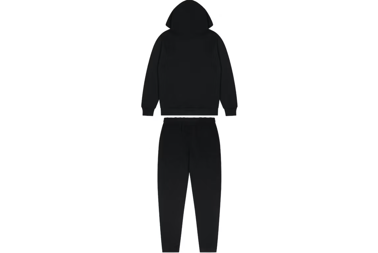Trapstar London Shooters Hooded Tracksuit – Black Monochrome Edition