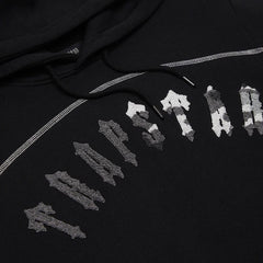 Trapstar Irongate Chenille Arched Hooded Tracksuit - Black/Grey Camo