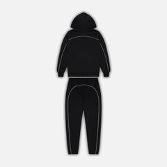 Trapstar Irongate Chenille Arched Hooded Tracksuit - Black/Grey Camo