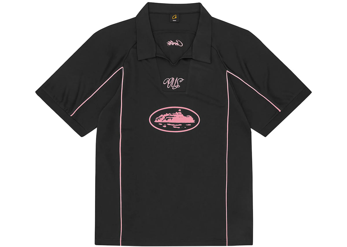 Corteiz Talismo Football Jersey - Black/Pink