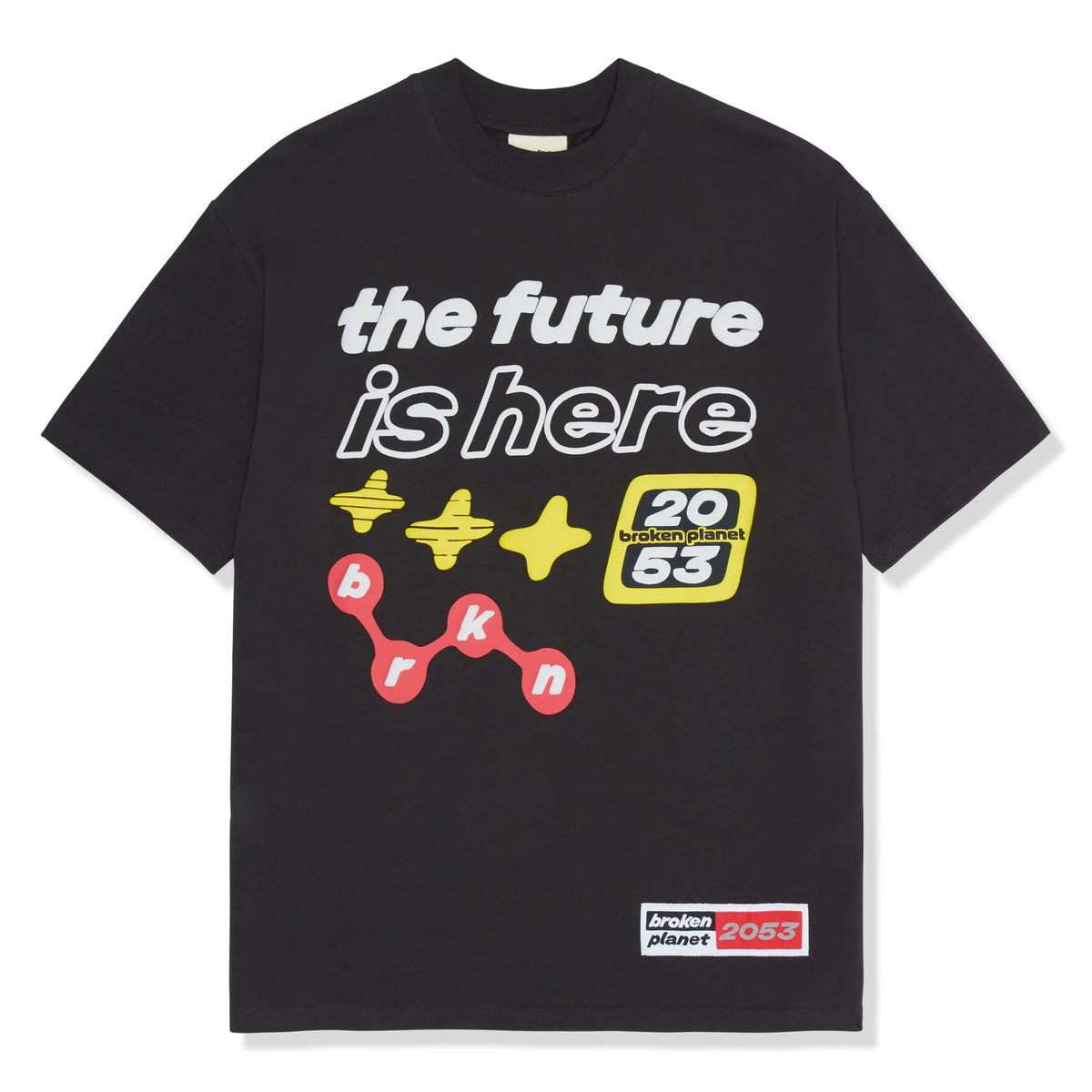 Broken Planet The Future Is Here Midnight Black T-Shirt