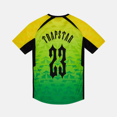 Trapstar London Irongate Football Jersey - Carnival Edition Yellow/Green