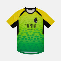 Trapstar London Irongate Football Jersey - Carnival Edition Yellow/Green