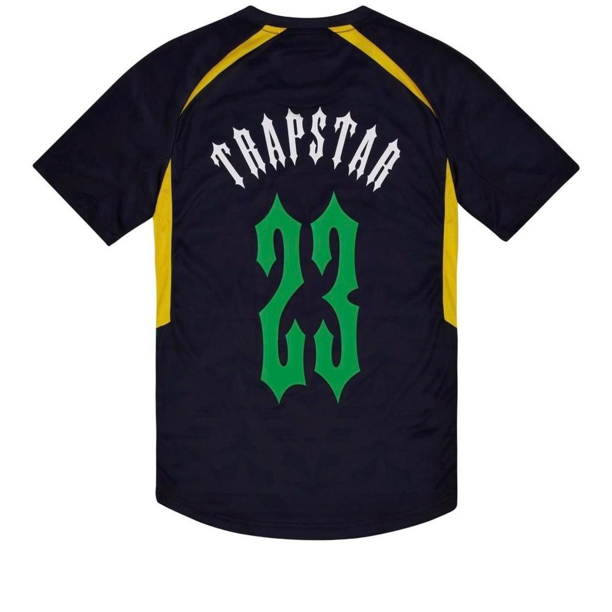 Trapstar London Irongate Football Jersey - Carnival Edition Black/Yellow/Green