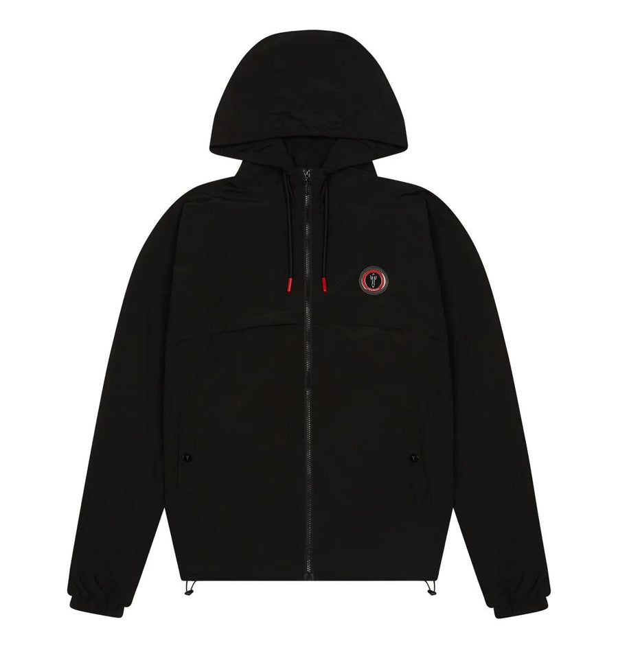 Trapstar Irongate Windbreaker Jacket - Black/Infrared