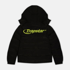 Trapstar Hyperdrive Puffer Jacket - Black/Neon Lime
