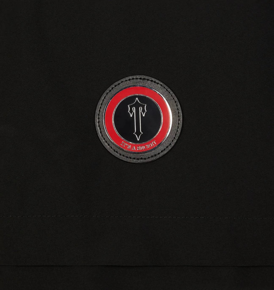 Trapstar Irongate Windbreaker Jacket - Black/Infrared
