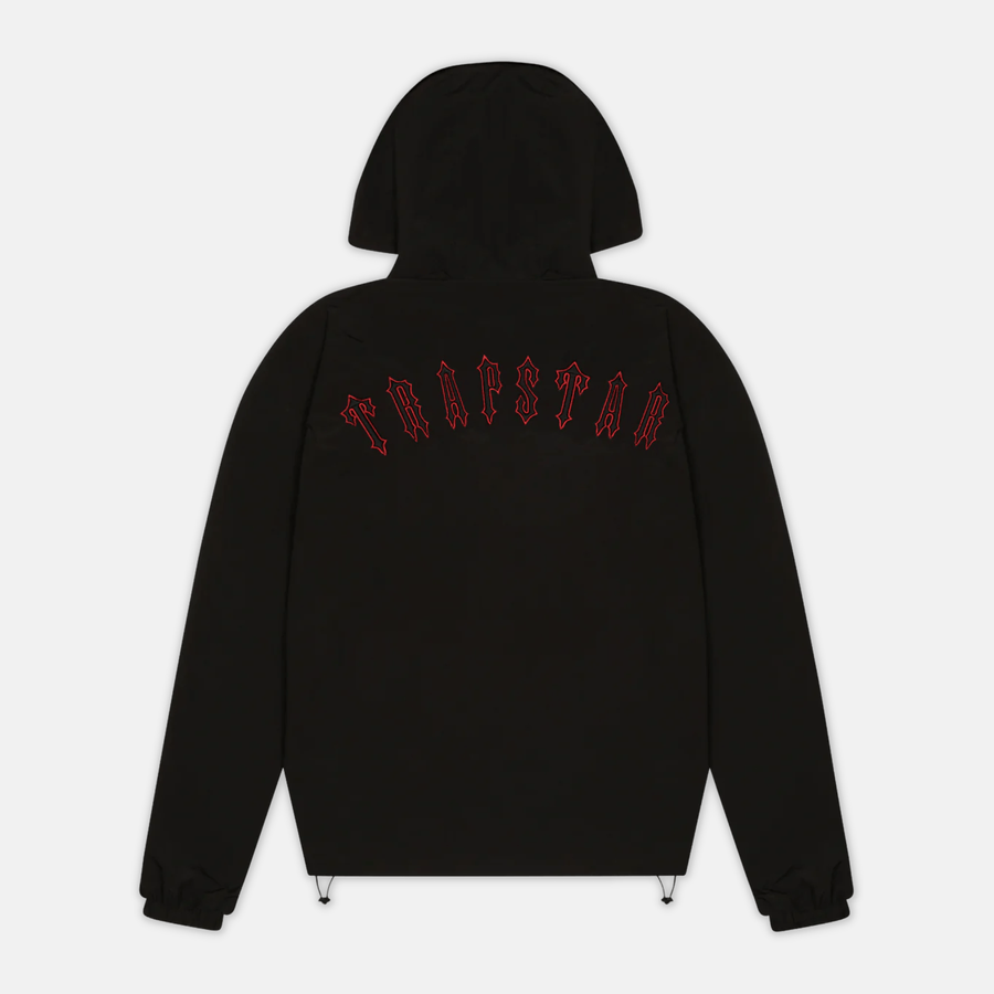 Trapstar Irongate Windbreaker Jacket - Black/Infrared