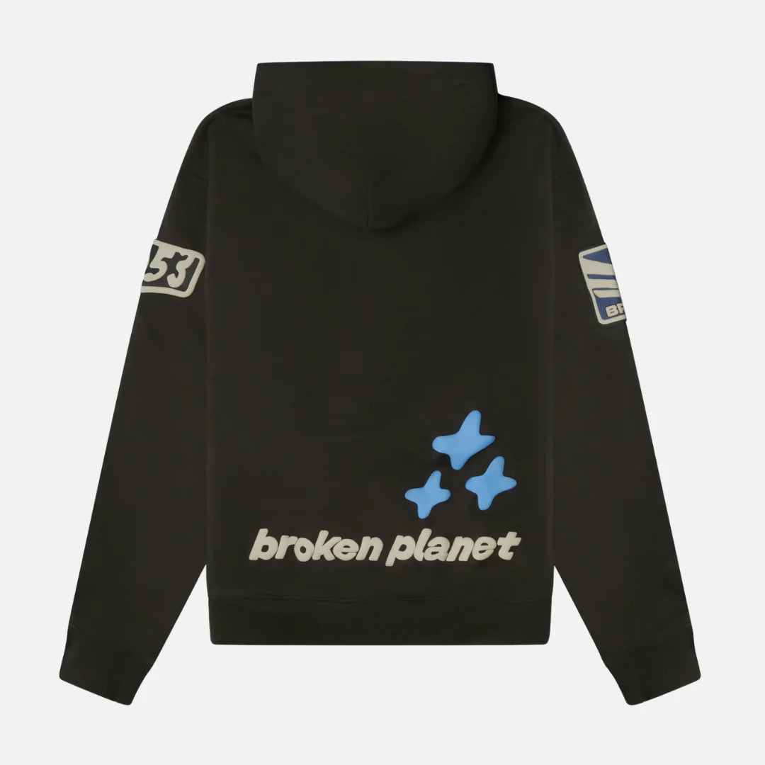 Escape to the Future Broken Planet Market Hoodie