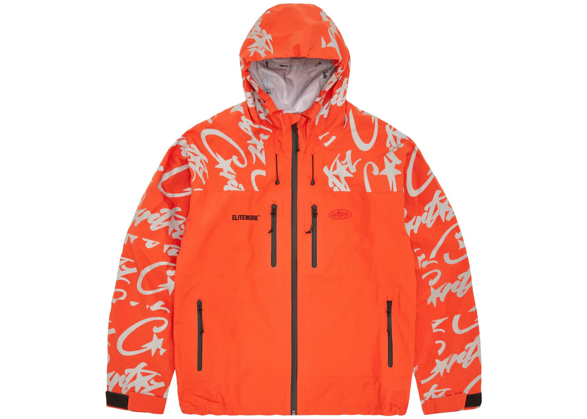 Corteiz Elitework Jacket Orange/Silver