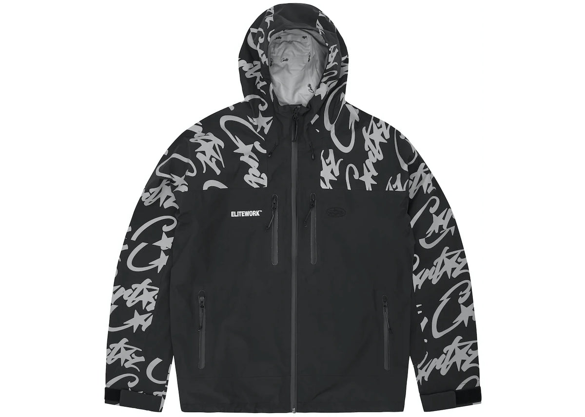 Corteiz Elitework Jacket Black/Silver