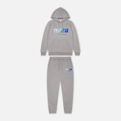 Trapstar Chenille Decoded Hooded Tracksuit - Grey/Ice flavours