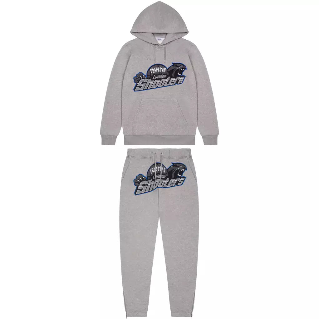 Trapstar London Shooters Hooded Tracksuit - Grey/Blue