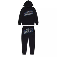 Trapstar London Shooters Hooded Tracksuit - Black/Blue