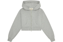 Broken Planet Market Women's Basics Cropped Hoodie - Heather Grey